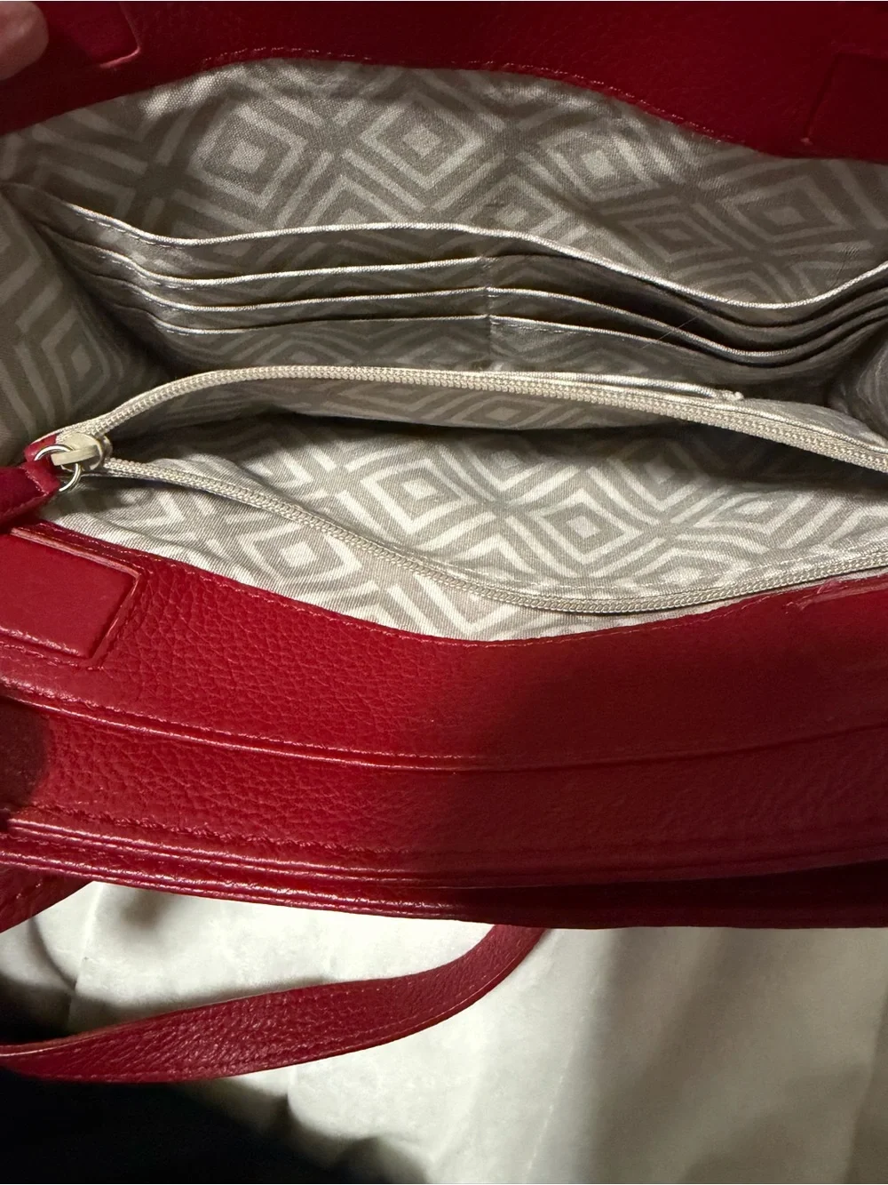 Women’s Brighton Lipstick Red Studded Crossbody Bag